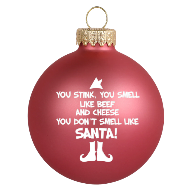 You don't smell like Santa!