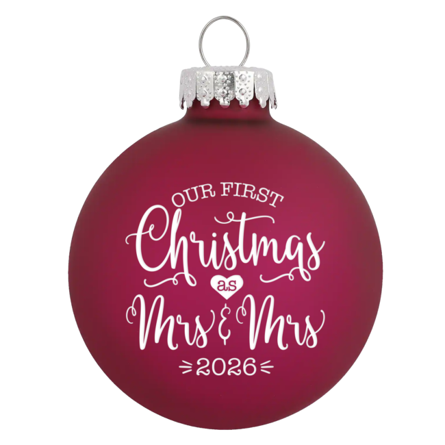 First Christmas as Mrs & Mrs