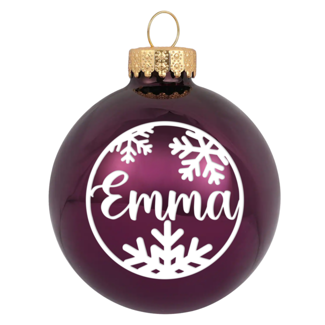 Round Snowflake Name